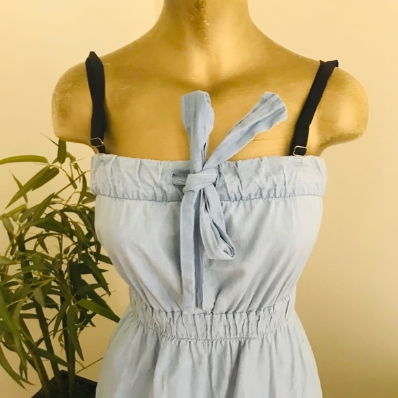 J. CREW Unique Y2K Denim BUBBLE DRESS Size XS - Picture 5 of 15